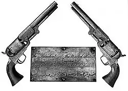 Colt Dragoon revolvers, Lincoln's gift to the Emir, 1860
