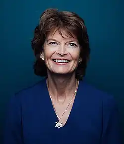 The U.S. Senator from Alaska, Lisa Murkowski in her official portrait, taken in 2017.