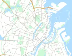 Location within Copenhagen