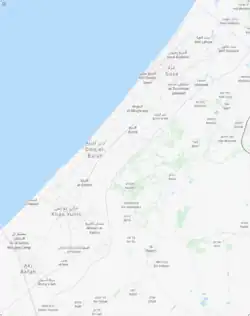 Gaza City is located in Gaza Strip