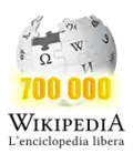 700,000 articles on the Italian Wikipedia (2010)