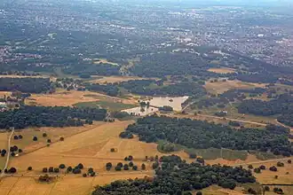 Richmond Park and the wider Richmond upon Thames area, from above