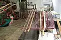 Double-Ikat handloom for Patola sari in Gujarat