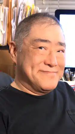 A portrait of Larry Hama