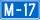 Bosnia and Herzegovina M17 road shield