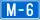 Bosnia and Herzegovina M6 road shield