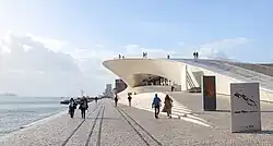 The modern Museum of Art, Architecture and Technology (MAAT).
