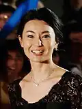 Photo of Maggie Cheung at Shanghai movie festival in 2007.
