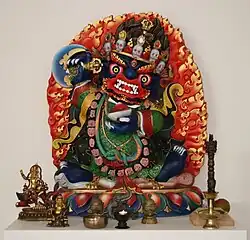 Black-Cloaked Mahākāla
