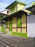 Restored Creole house.