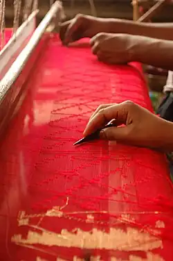 Weavers at work in Bangladesh