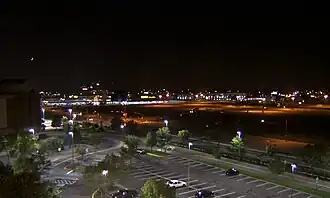 Parking lot at night (July 2005)