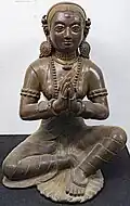 Bronze portrait of Malla queen, 1696-1722 CE, Nepal