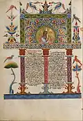 Page of an Armenian illuminated manuscript; 1637–1638; Getty Center (Los Angeles, U.S.)