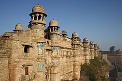 Man Singh (Manasimha) palace at the Gwalior fort