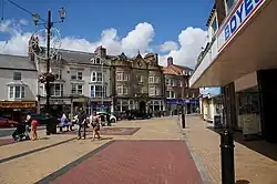 The centre's Manor Street from King Street
