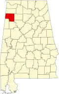 State map highlighting Marion County