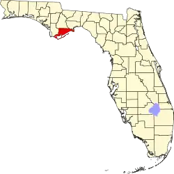 A state map highlighting Franklin County in the northwestern part of the state. It is medium in size.