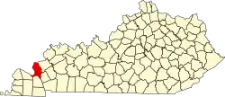 State map highlighting Livingston County