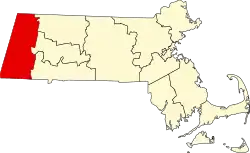 Berkshire County map