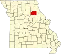 A state map highlighting Monroe County in the northeastern part of the state.