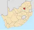 City of Tshwane within South Africa