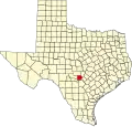 State map highlighting Kendall County