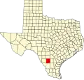 State map highlighting La Salle County