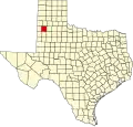 State map highlighting Lamb County