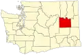 State map highlighting Lincoln County