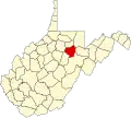 State map highlighting Barbour County