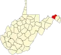 State map highlighting Morgan County