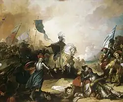 King Francis I at the Battle of Marignano during the Italian Wars (1494–1559)