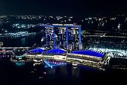 Marina Bay Sands and the Spectra Light & Water Show