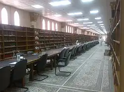 The library at the mosque houses several old manuscripts, books and specializes in the preservation of Islamic history.