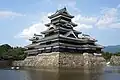 Matsumoto Castle in Matsumoto, Nagano, Completed in 1600