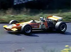 McLaren M7A on track at the Nürburgring
