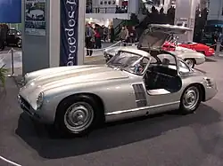 1953 300 SL prototype for the 1954 W198 road car, with large doors and vents