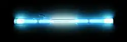 Mercury-discharge spectral calibration lamp.