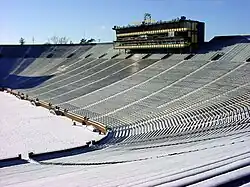 Michigan Stadium, winter 2002