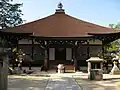 Goei-do Hall of Ninna-ji, used as part of Seiryoden (清涼殿), relocated to current position during the Kan'ei period by donation of Emperor Go-Mizunoo.