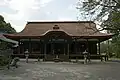 Shakado hall (釈迦堂) of Mii-dera temple was originally Seiryoden (清涼殿) hall built in the mid-Muromachi period, it was relocated after Toyotomi Hideyoshi destroyed the Mii-dera.