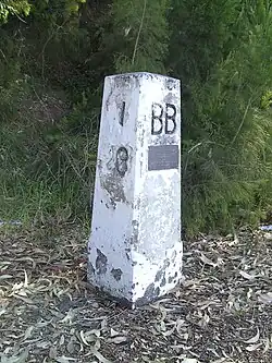 Milepost 18 from Batemans Bay, New South Wales