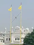 Miri-Piri, the twin Nishan Sahib flags, Golden Temple