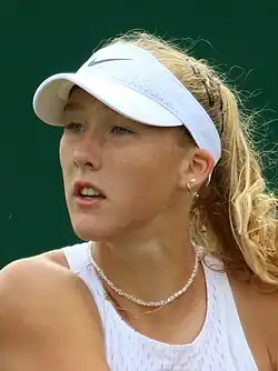 Mirra Andreeva, the 2026 women's singles champion