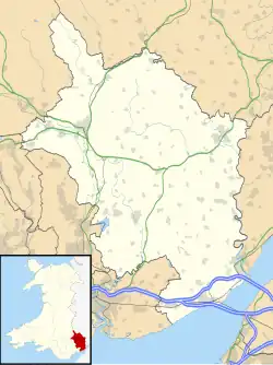 Monmouth is in the southeast of Wales, on the Wales – England border