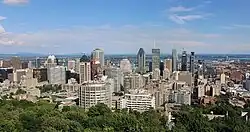 View of Montreal's skyline