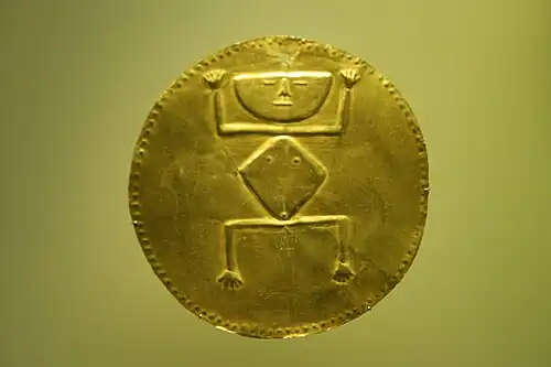 Golden plate