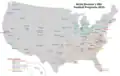 Map of Division I (A) FBS