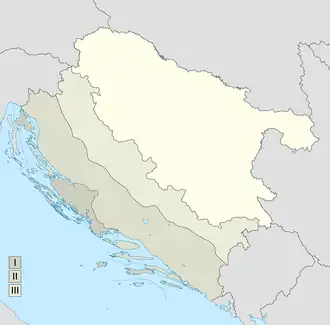Momčilo Đujić is located in NDH